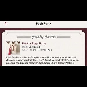 ISO the bag @3pm party today